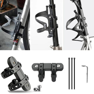 Planet Gates Bicycle Water Bottle Stand Base Converter Silicone Non-slip Straps Mtb Road Bike Bottle Holder Mount Adapter Cycling Accessories