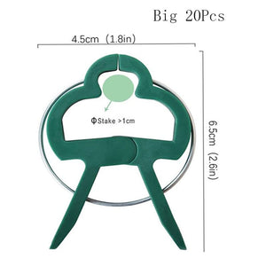 Planet Gates Big  20pcs 20pcs Reusable Garden Greenhouse Plant Fixed Clips - Perfect for Supporting Your Plants, Vines & Flowers!