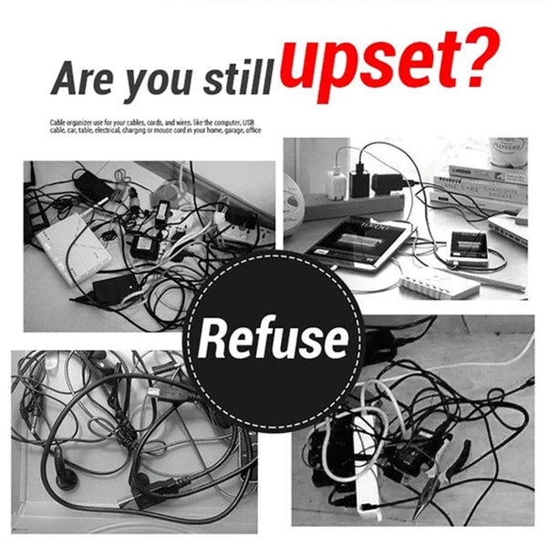 Planet Gates Big Black / CHINA 20 Pcs Cable Clips Organizer Drop Wire Holder Cord Management Self-Adhesive Cable Manager Fixed Clamp Wire Winder