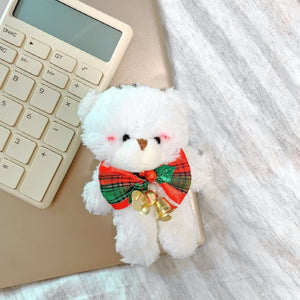 Planet Gates big bow 12cm Cute Blush Teddy Bear Plush Toys Cartoon Rabbit Bunny Animal Plush Stuffed Dolls Keychain Pendant Girl Small Gift Wholesale