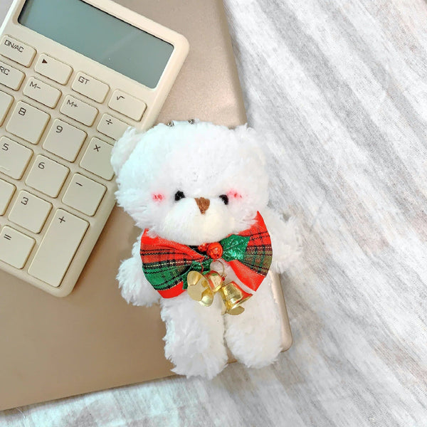 Planet Gates big bow 12cm Cute Blush Teddy Bear Plush Toys Cartoon Rabbit Bunny Animal Plush Stuffed Dolls Keychain Pendant Girl Small Gift Wholesale