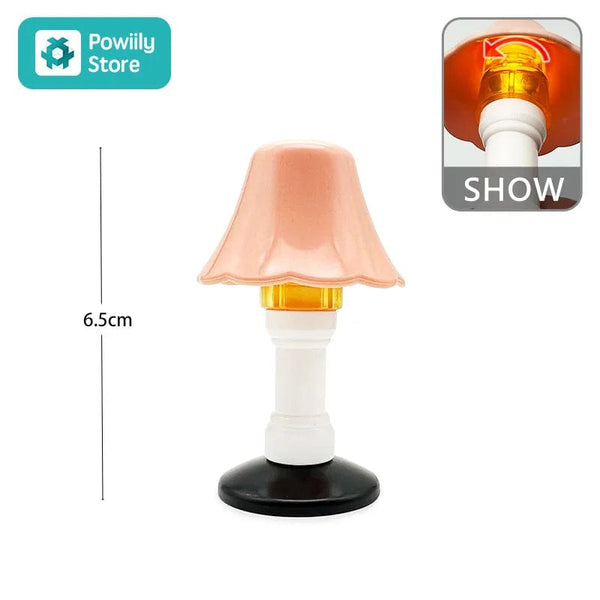 Planet Gates Big Building Block Assembled Mini Furniture Play House Toys For Children Compatible With Duploed Accessories Educational Gift