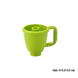 Planet Gates Big Building Block Assembled Mini Furniture Play House Toys For Children Compatible With Duploed Accessories Educational Gift