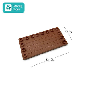 Planet Gates Big Building Block Assembled Mini Furniture Play House Toys For Children Compatible With Duploed Accessories Educational Gift