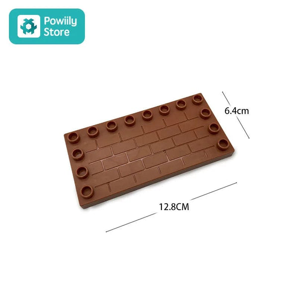 Planet Gates Big Building Block Assembled Mini Furniture Play House Toys For Children Compatible With Duploed Accessories Educational Gift