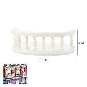 Planet Gates Big Building Block Assembled Mini Furniture Play House Toys For Children Compatible With Duploed Accessories Educational Gift