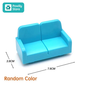 Planet Gates Big Building Block Assembled Mini Furniture Play House Toys For Children Compatible With Duploed Accessories Educational Gift