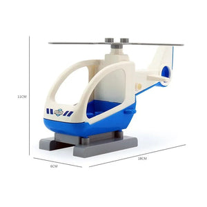 Planet Gates Big Building Blocks Compatible Large Bricks Road Plate Car Parking Pole Fuel Station City Traffic Kids Educational Creative Toys