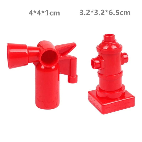 Planet Gates Big Building Blocks Compatible Large Bricks Road Plate Car Parking Pole Fuel Station City Traffic Kids Educational Creative Toys