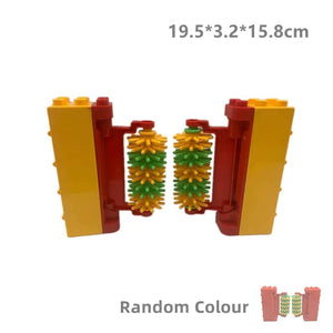 Planet Gates Big Building Blocks Compatible Large Bricks Road Plate Car Parking Pole Fuel Station City Traffic Kids Educational Creative Toys