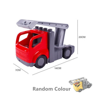 Planet Gates Big Building Blocks Compatible Large Bricks Road Plate Car Parking Pole Fuel Station City Traffic Kids Educational Creative Toys