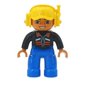 Planet Gates Big Building Blocks Compatible Large Bricks Road Plate Car Parking Pole Fuel Station City Traffic Kids Educational Creative Toys