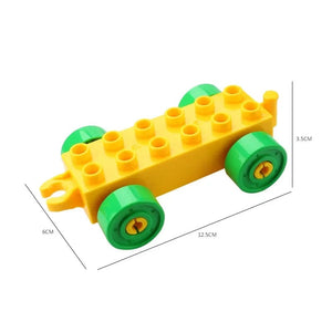 Planet Gates Big Building Blocks Compatible Large Bricks Road Plate Car Parking Pole Fuel Station City Traffic Kids Educational Creative Toys