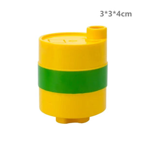 Planet Gates Big Building Blocks Compatible Large Bricks Road Plate Car Parking Pole Fuel Station City Traffic Kids Educational Creative Toys