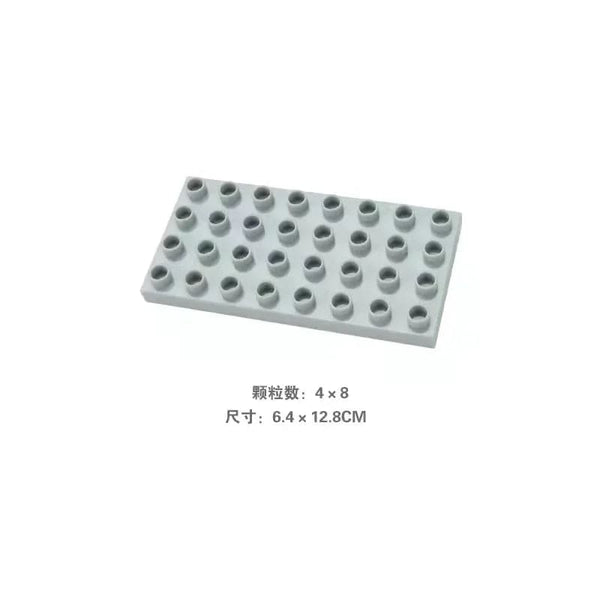 Planet Gates Big Building Blocks Compatible Large Bricks Road Plate Car Parking Pole Fuel Station City Traffic Kids Educational Creative Toys