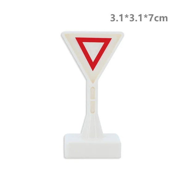 Planet Gates Big Building Blocks Compatible Large Bricks Road Plate Car Parking Pole Fuel Station City Traffic Kids Educational Creative Toys