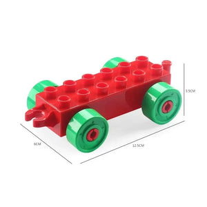 Planet Gates Big Building Blocks Compatible Large Bricks Road Plate Car Parking Pole Fuel Station City Traffic Kids Educational Creative Toys