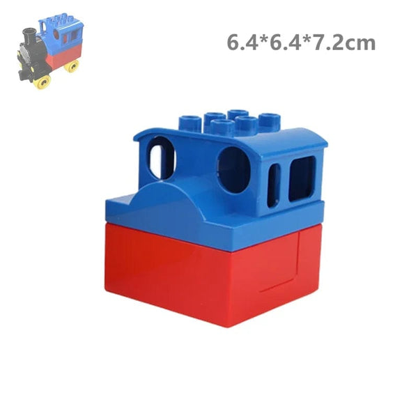 Planet Gates Big Building Blocks Compatible Large Bricks Road Plate Car Parking Pole Fuel Station City Traffic Kids Educational Creative Toys