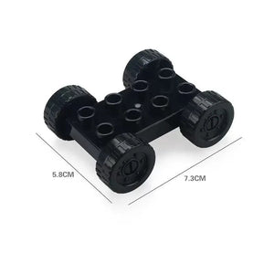 Planet Gates Big Building Blocks Compatible Large Bricks Road Plate Car Parking Pole Fuel Station City Traffic Kids Educational Creative Toys