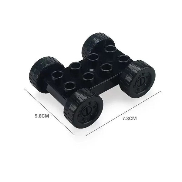 Planet Gates Big Building Blocks Compatible Large Bricks Road Plate Car Parking Pole Fuel Station City Traffic Kids Educational Creative Toys