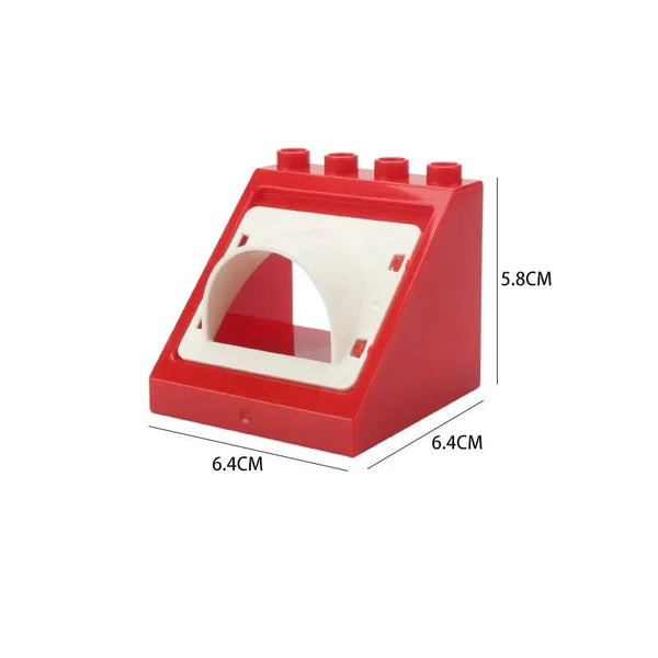 Planet Gates Big Building Blocks Houses Build Accessories Door Window Sets Wall Roof Compatible Large Bricks Assemble Boy Girl Kids Toy Gifts