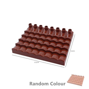 Planet Gates Big Building Blocks Houses Build Accessories Door Window Sets Wall Roof Compatible Large Bricks Assemble Boy Girl Kids Toy Gifts