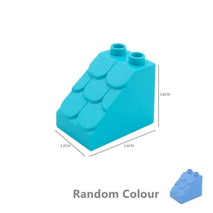 Planet Gates Big Building Blocks Houses Build Accessories Door Window Sets Wall Roof Compatible Large Bricks Assemble Boy Girl Kids Toy Gifts