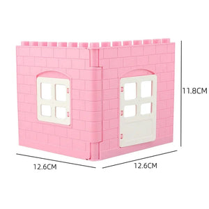 Planet Gates Big Building Blocks Houses Build Accessories Door Window Sets Wall Roof Compatible Large Bricks Assemble Boy Girl Kids Toy Gifts