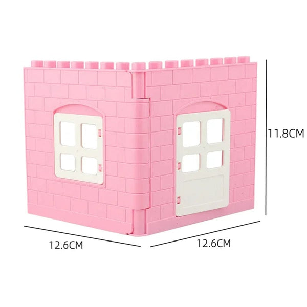 Planet Gates Big Building Blocks Houses Build Accessories Door Window Sets Wall Roof Compatible Large Bricks Assemble Boy Girl Kids Toy Gifts