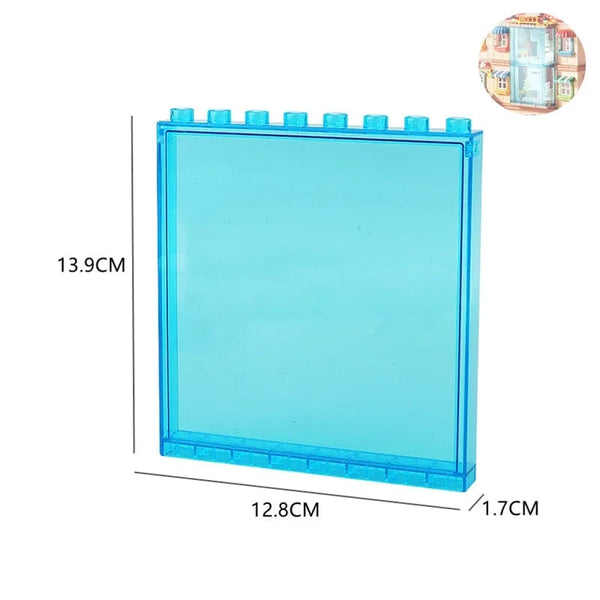 Planet Gates Big Building Blocks Houses Build Accessories Door Window Sets Wall Roof Compatible Large Bricks Assemble Boy Girl Kids Toy Gifts