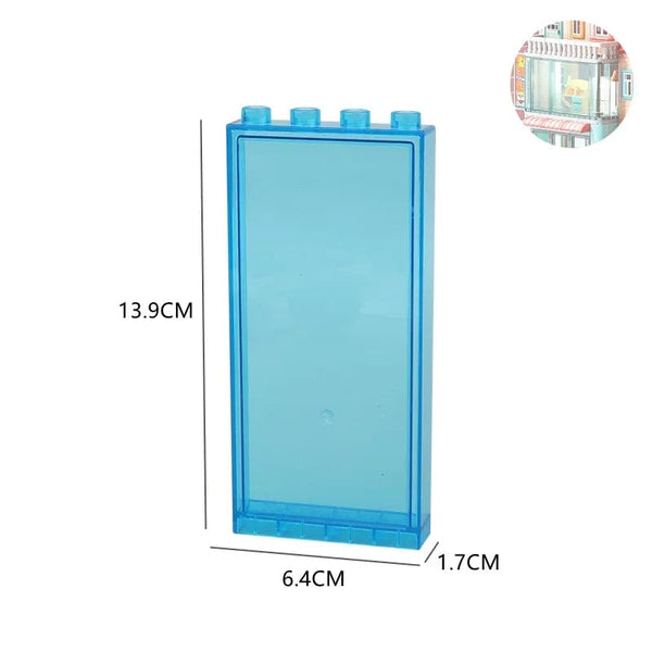 Planet Gates Big Building Blocks Houses Build Accessories Door Window Sets Wall Roof Compatible Large Bricks Assemble Boy Girl Kids Toy Gifts