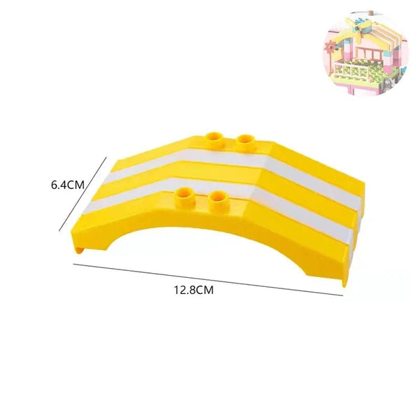 Planet Gates Big Building Blocks Houses Build Accessories Door Window Sets Wall Roof Compatible Large Bricks Assemble Boy Girl Kids Toy Gifts