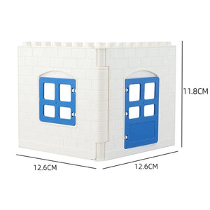 Planet Gates Big Building Blocks Houses Build Accessories Door Window Sets Wall Roof Compatible Large Bricks Assemble Boy Girl Kids Toy Gifts