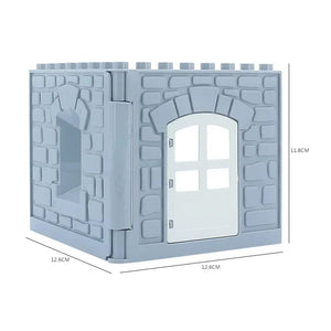 Planet Gates Big Building Blocks Houses Build Accessories Door Window Sets Wall Roof Compatible Large Bricks Assemble Boy Girl Kids Toy Gifts