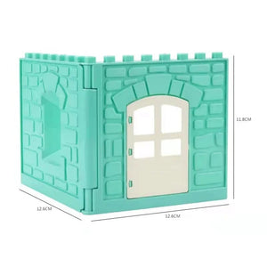 Planet Gates Big Building Blocks Houses Build Accessories Door Window Sets Wall Roof Compatible Large Bricks Assemble Boy Girl Kids Toy Gifts