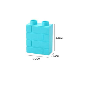 Planet Gates Big Building Blocks Houses Build Accessories Door Window Sets Wall Roof Compatible Large Bricks Assemble Boy Girl Kids Toy Gifts