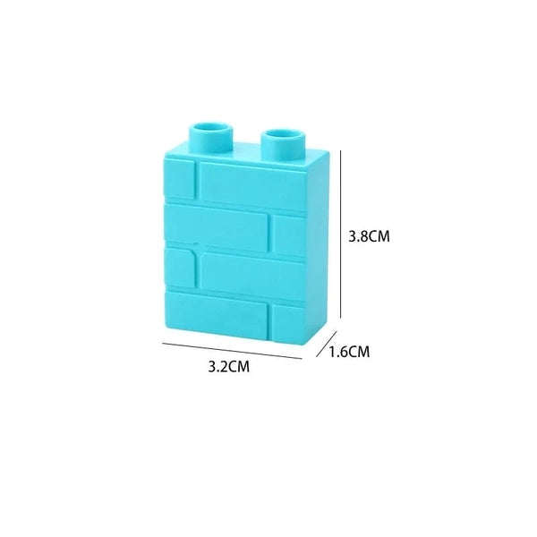 Planet Gates Big Building Blocks Houses Build Accessories Door Window Sets Wall Roof Compatible Large Bricks Assemble Boy Girl Kids Toy Gifts