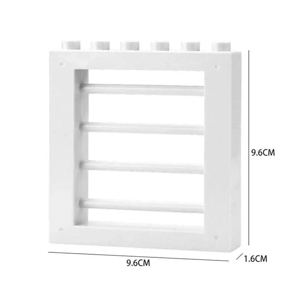 Planet Gates Big Building Blocks Houses Build Accessories Door Window Sets Wall Roof Compatible Large Bricks Assemble Boy Girl Kids Toy Gifts