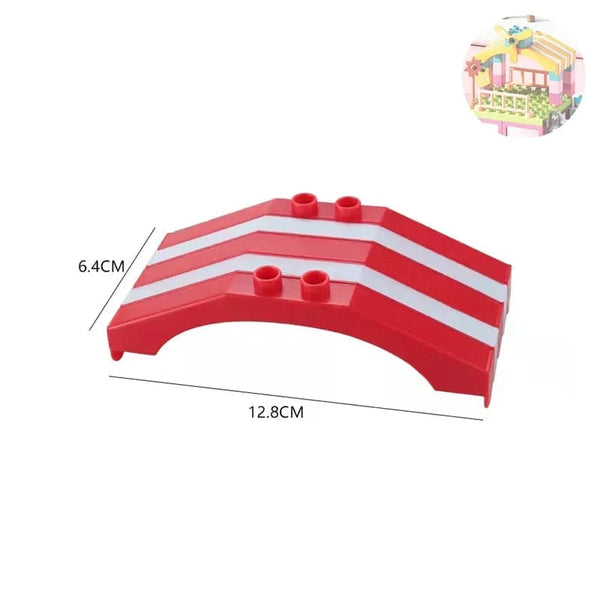 Planet Gates Big Building Blocks Houses Build Accessories Door Window Sets Wall Roof Compatible Large Bricks Assemble Boy Girl Kids Toy Gifts