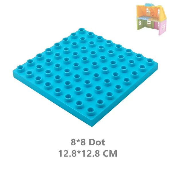 Planet Gates Big Building Blocks Houses Build Accessories Door Window Sets Wall Roof Compatible Large Bricks Assemble Boy Girl Kids Toy Gifts