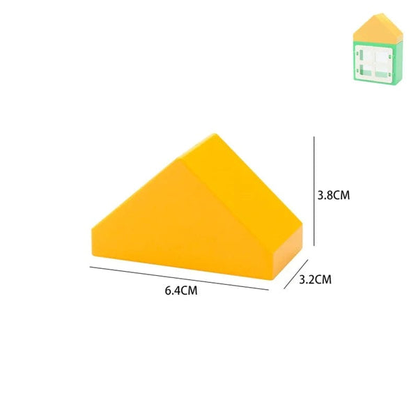 Planet Gates Big Building Blocks Houses Build Accessories Door Window Sets Wall Roof Compatible Large Bricks Assemble Boy Girl Kids Toy Gifts