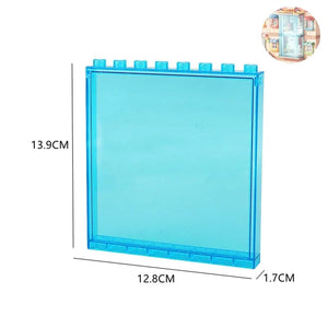 Planet Gates Big Building Blocks Houses Build Accessories Door Window Sets Wall Roof Compatible Large Bricks Assemble Boy Girl Kids Toy Gifts