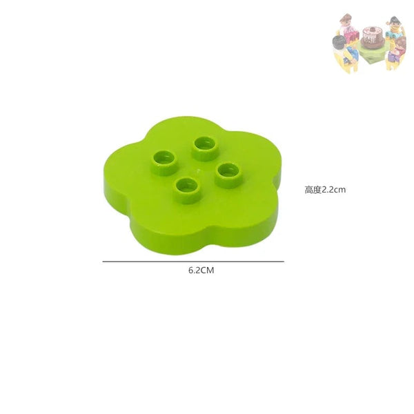 Planet Gates Big Building Blocks Play House Furniture Accessories Indoor Utensil Bed Compatible Large Bricks Assemble Toys Children Kids Gift