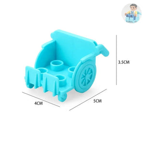 Planet Gates Big Building Blocks Play House Furniture Accessories Indoor Utensil Bed Compatible Large Bricks Assemble Toys Children Kids Gift