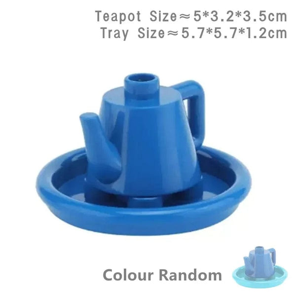 Planet Gates Big Building Blocks Play House Furniture Accessories Indoor Utensil Bed Compatible Large Bricks Assemble Toys Children Kids Gift