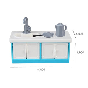 Planet Gates Big Building Blocks Play House Furniture Accessories Indoor Utensil Bed Compatible Large Bricks Assemble Toys Children Kids Gift