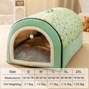 Planet Gates Big Dog Kennel Warm Winter Dog House Mat Detachable Washable Dogs Bed Nest Deep Sleep Tent for Medium Large Dogs House Supplies