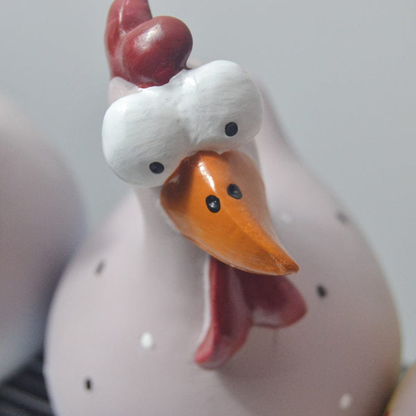 Planet Gates Big Eye Chicken Hanging Chicken Long Leg Pendant Ornament, Garden Decoration Craft