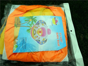 Planet Gates Big Inflatable Baby Swimming Rings Seat Floating Sun Shade Toddler Swim Circle Fun Pool Bathtub Beach Party Summer Water Toys