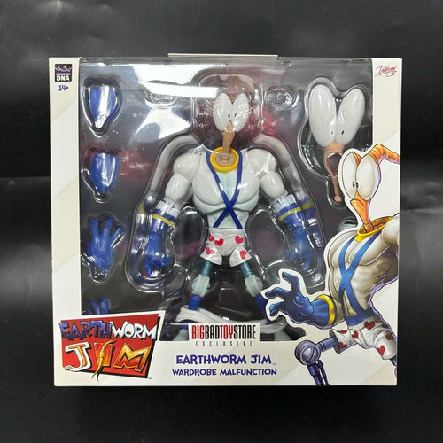 Planet Gates big-jim In Stock PDNA 1/12 Earthworm Jim Psy Crow bob the killer Action Figure Collectible Toy Gift